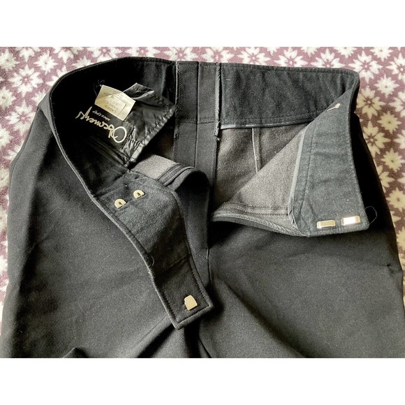 Vintage Obermeyer 80s Ski Pants Womens 12 L Black Stirrup Winter Sport Snowboard - Picture 6 of 13